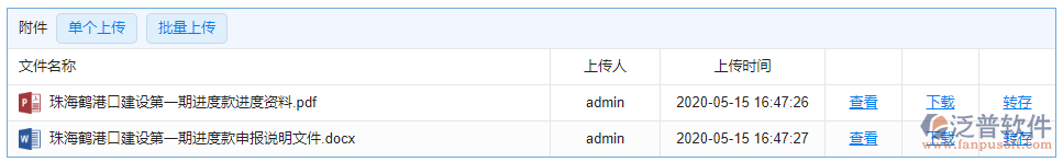 進(jìn)度款申報附件