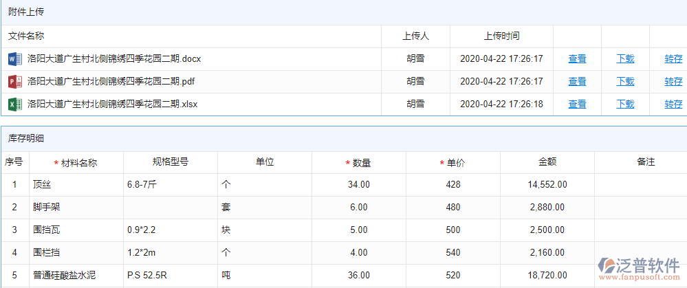 期初庫存數(shù)據(jù)