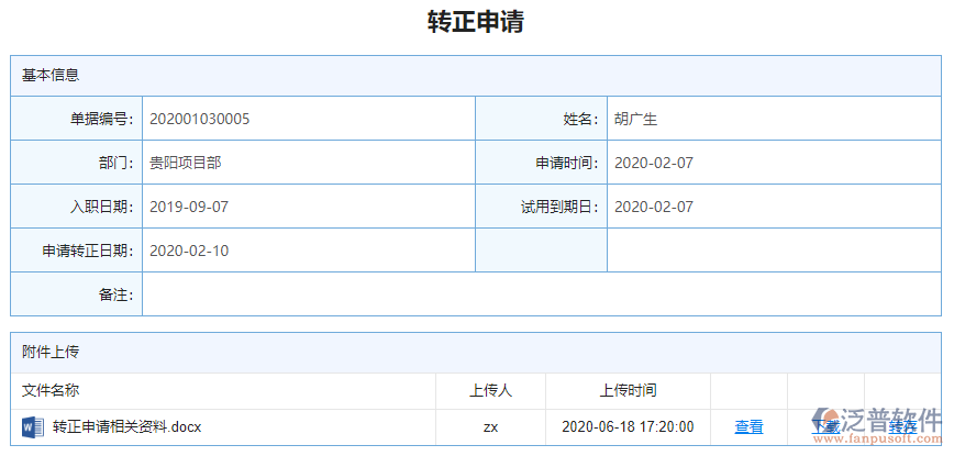 轉(zhuǎn)正管理