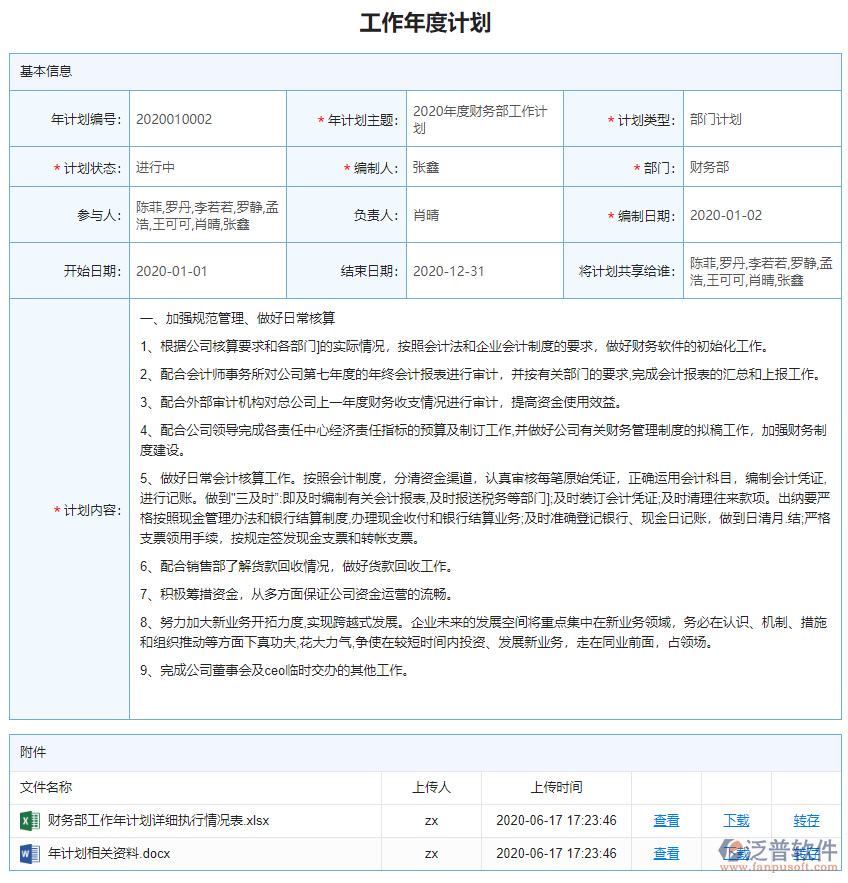 年計劃