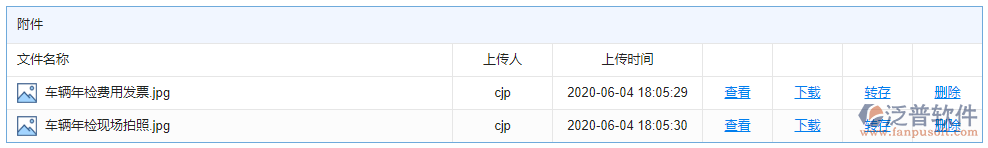 車輛年檢附件