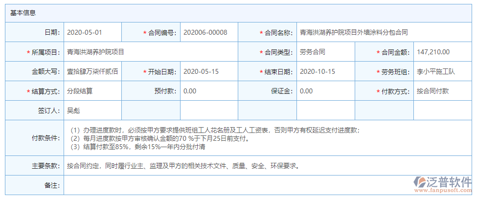 音響工程勞務(wù)管理系統(tǒng)