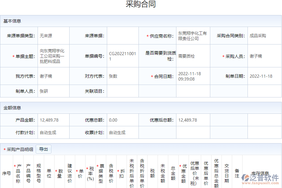 為什么需要材料采購合同匯總軟件