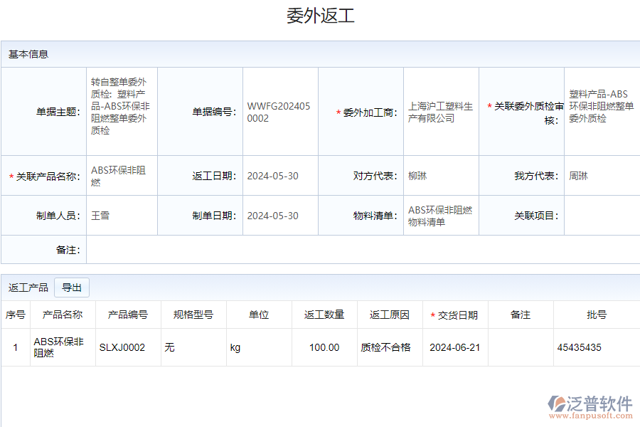 為什么選擇委外產(chǎn)品返工管理軟件