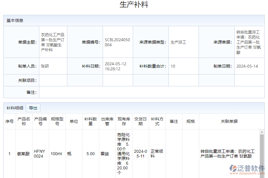 為什么需要補料管理軟件系統(tǒng)