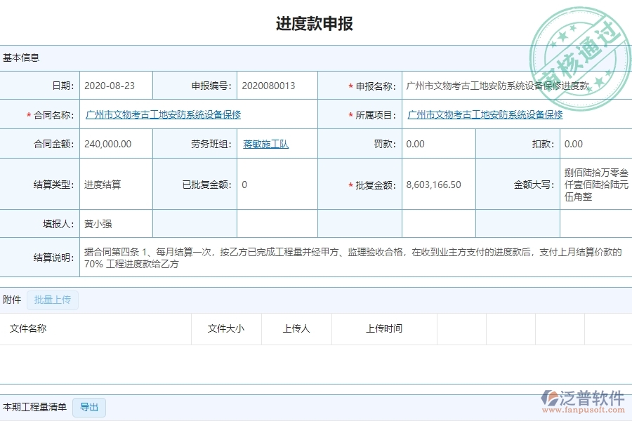 系統(tǒng)在勞務付款中的管控點及作用