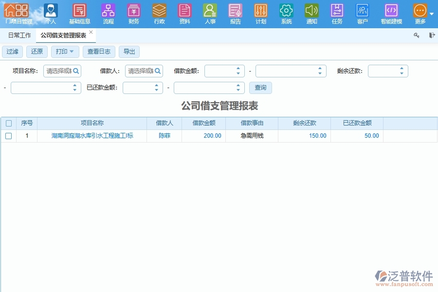 電力建筑工程隊施工借支匯總系統(tǒng)的作用