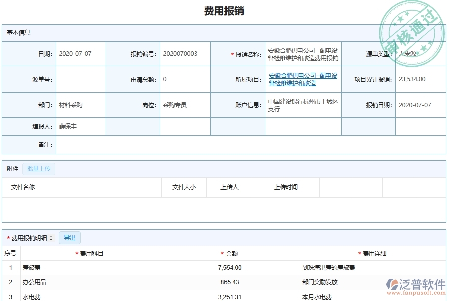 電力工程公司費(fèi)用報(bào)銷在管理中的注意事項(xiàng)