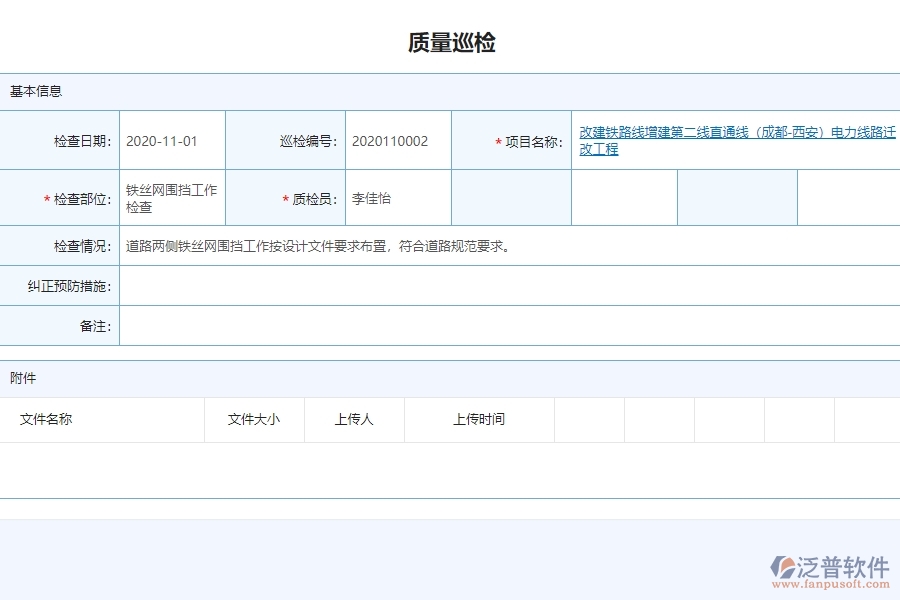 質(zhì)量巡檢列表的注意事項(xiàng)