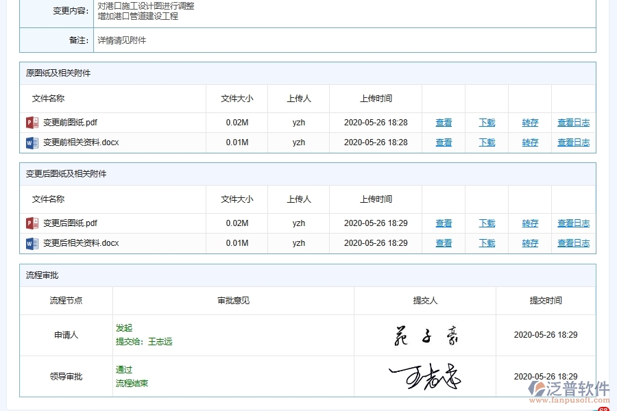 泛普軟件的電力工程項目管理系統(tǒng)在設(shè)計變更管理中的步驟