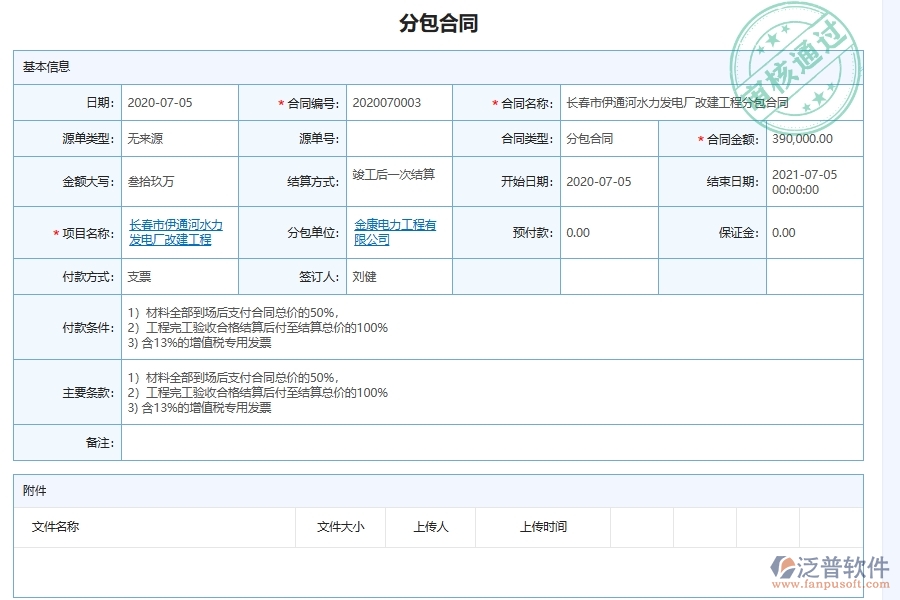 電力工程企業(yè)施工分包合同注意事項(xiàng)