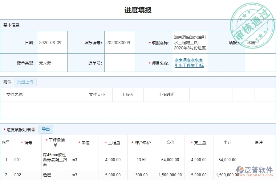 三、泛普軟件-弱電工程企業(yè)管理系統(tǒng)中進(jìn)度列表管理的核心功能