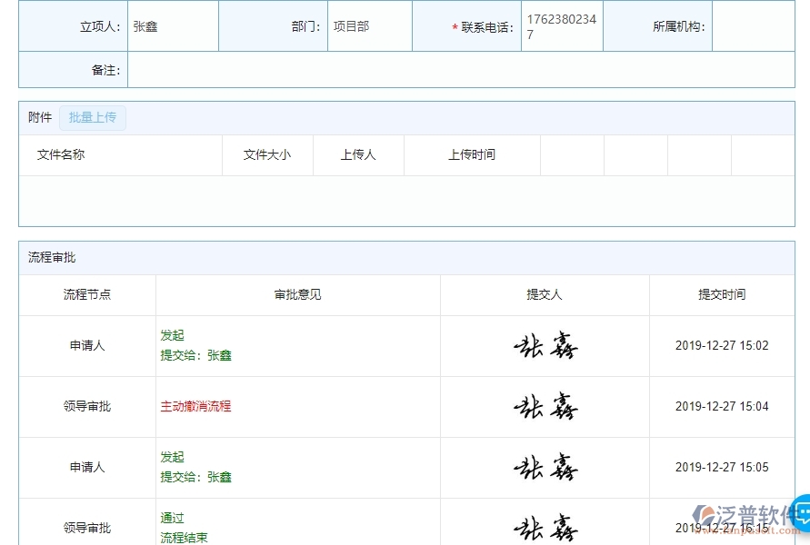 四、泛普軟件-園林工程立項項目明細查詢管理系統(tǒng)的主要內(nèi)容