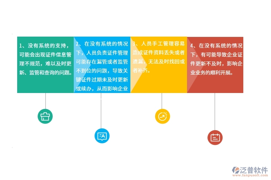 園林工程公司沒有使用系統(tǒng)時(shí)在證件管理方面遇到的問題有哪些