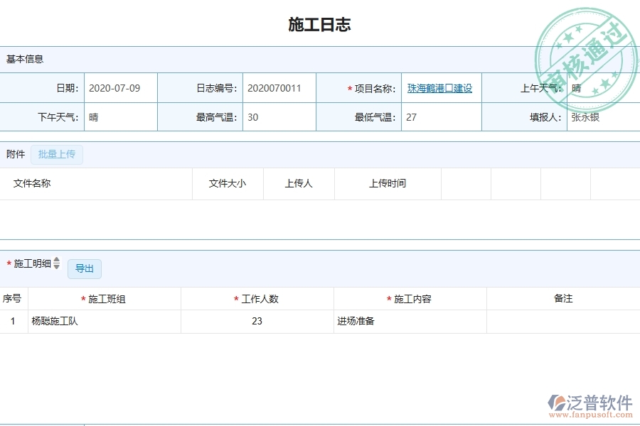 三、泛普軟件-弱電工程管理系統(tǒng)在施工日志中的注意事項(xiàng)