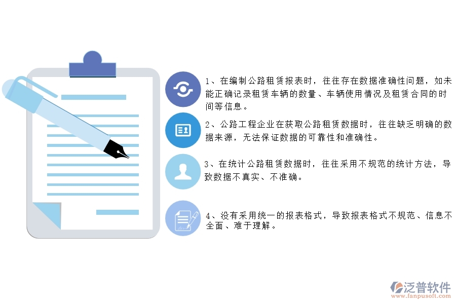 國(guó)內(nèi)80%的公路工程企業(yè)在公路租賃報(bào)表中普遍存在的問題