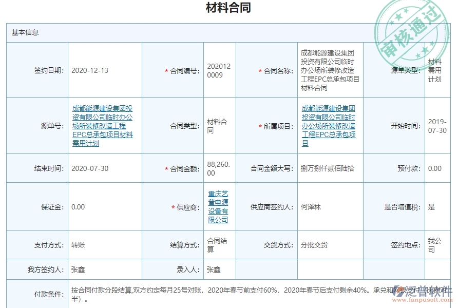 一、沒有上泛普軟件-機電工程企業(yè)系統(tǒng)前，企業(yè)在材料合同報表管理時候會遇的問題