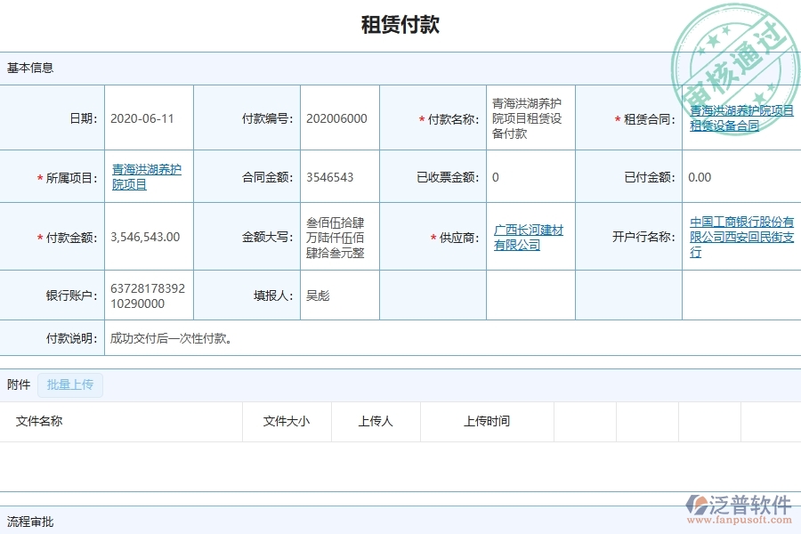 三、泛普軟件-弱電工程管理系統(tǒng)中租賃付款列表的競(jìng)爭(zhēng)優(yōu)勢(shì)