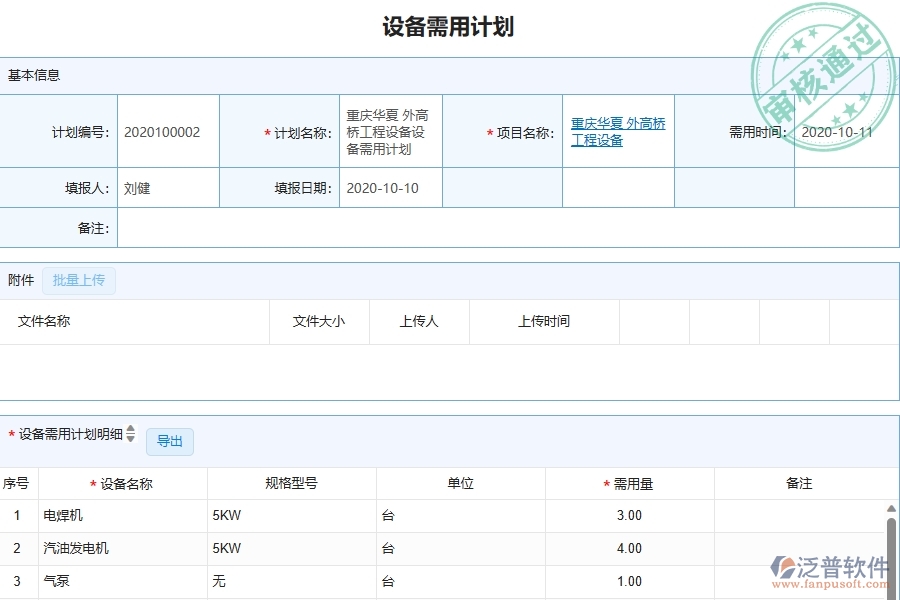 泛普軟件-幕墻工程企業(yè)設(shè)備需要計(jì)劃的框架設(shè)計(jì)思路