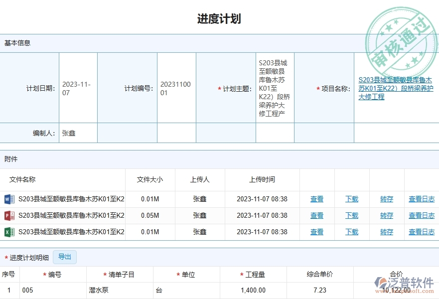 二、泛普軟件-路橋工程企業(yè)管理系統如何有效提升企業(yè)的產值進度計劃