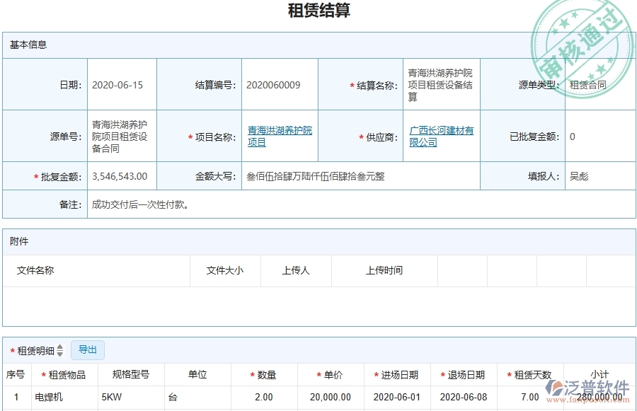 四、泛普軟件-幕墻工程管理系統(tǒng)在租賃結(jié)算中的應(yīng)用場(chǎng)景