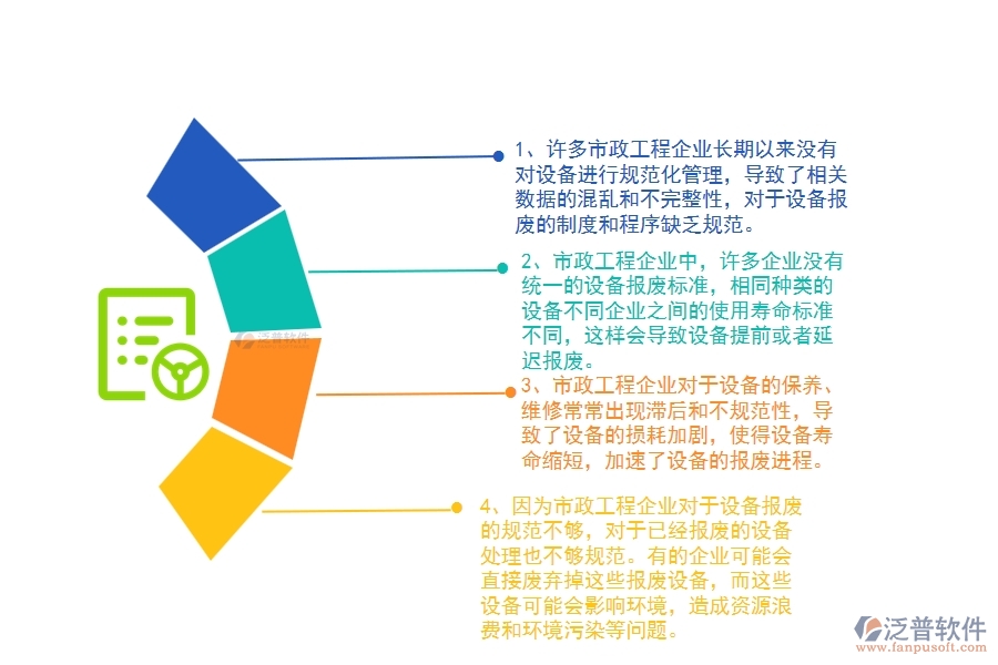 多數(shù)市政工程企業(yè)在設備報廢中存在的問題