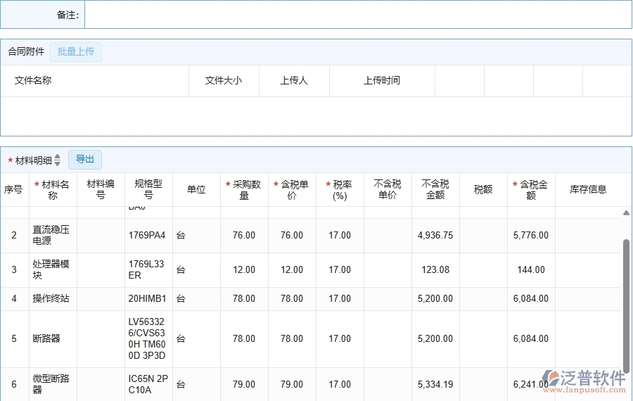 泛普軟件-機電工程企業(yè)在材料合同中的框架設計思路