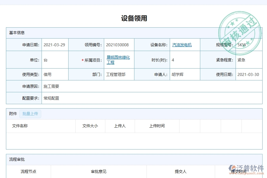 泛普軟件-弱電工程企業(yè)管理系統(tǒng)的設(shè)備領(lǐng)用為工程企業(yè)帶來五大管理革新