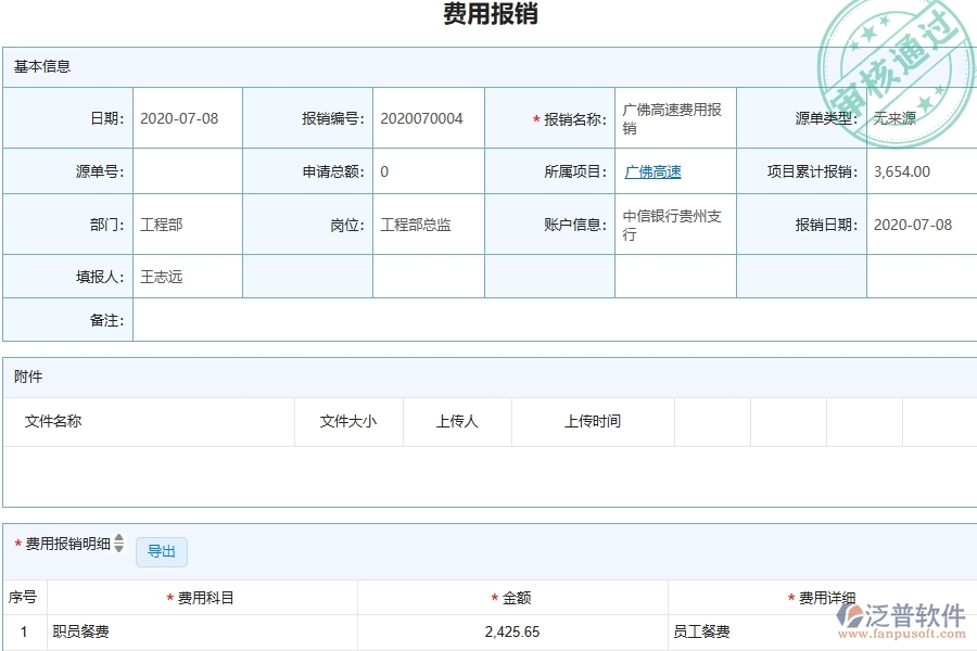 二、泛普軟件-公路工程報(bào)銷管理能為企業(yè)帶來(lái)什么價(jià)值