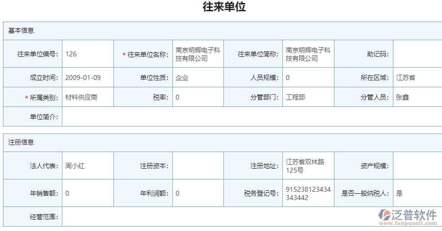 二、泛普軟件-安防工程系統(tǒng)對企業(yè)供應(yīng)商報表管理的作用