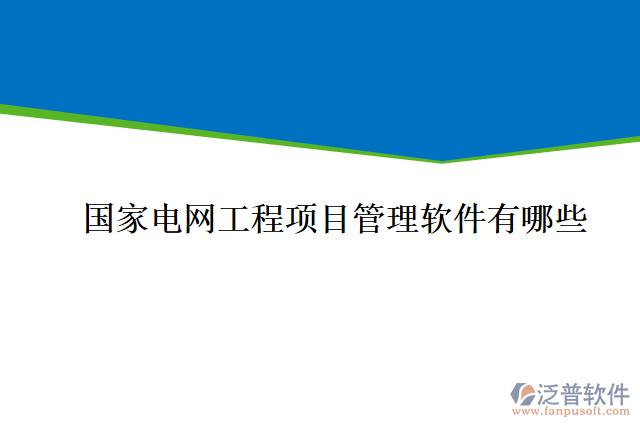 國(guó)家電網(wǎng)工程項(xiàng)目管理軟件有哪些