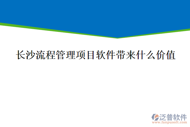 長沙流程管理項目軟件帶來什么價值