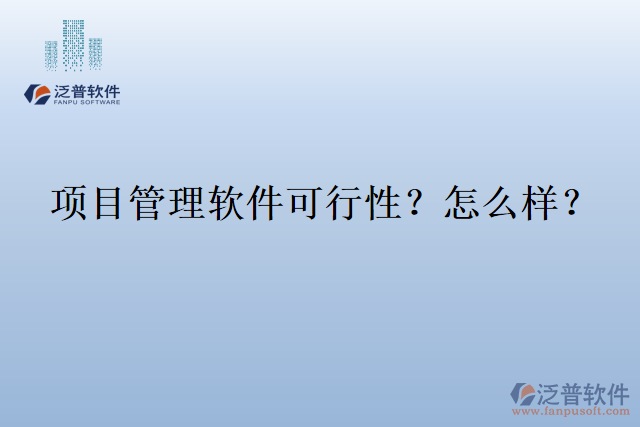 項目管理軟件可行性？怎么樣？