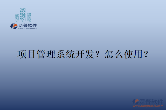 項目管理系統(tǒng)開發(fā)？怎么使用？