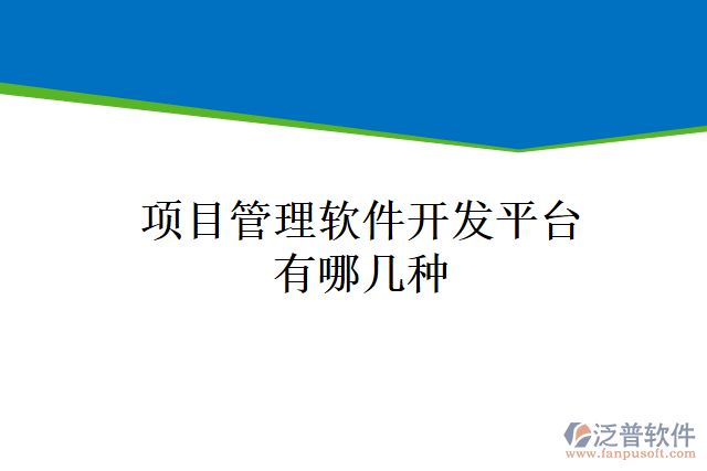 項目管理軟件開發(fā)平臺有哪幾種