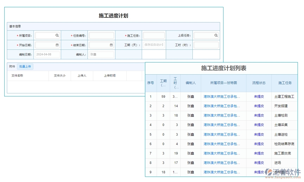 泛普工程項目數(shù)字化管理系統(tǒng)：全面掌控項目管理、進度、質(zhì)量與成本