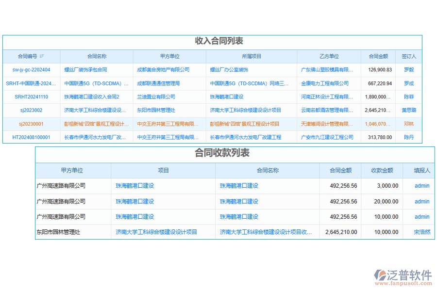 項(xiàng)目分包支付管理軟件