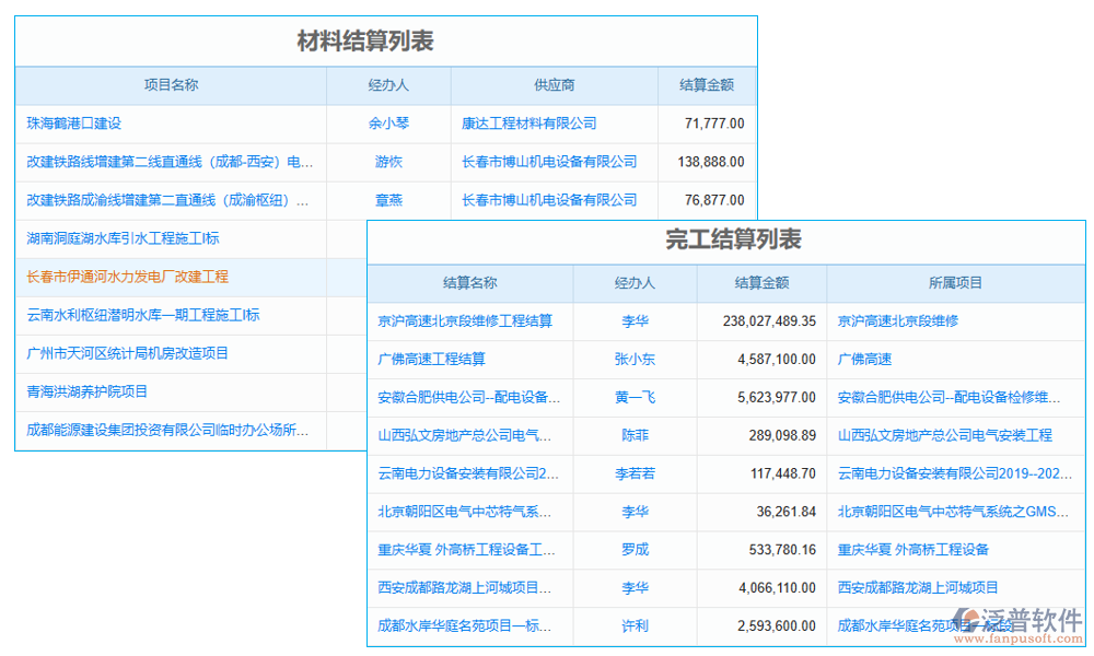 結(jié)算管理