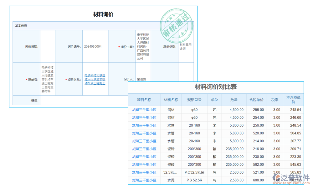 報(bào)價管理