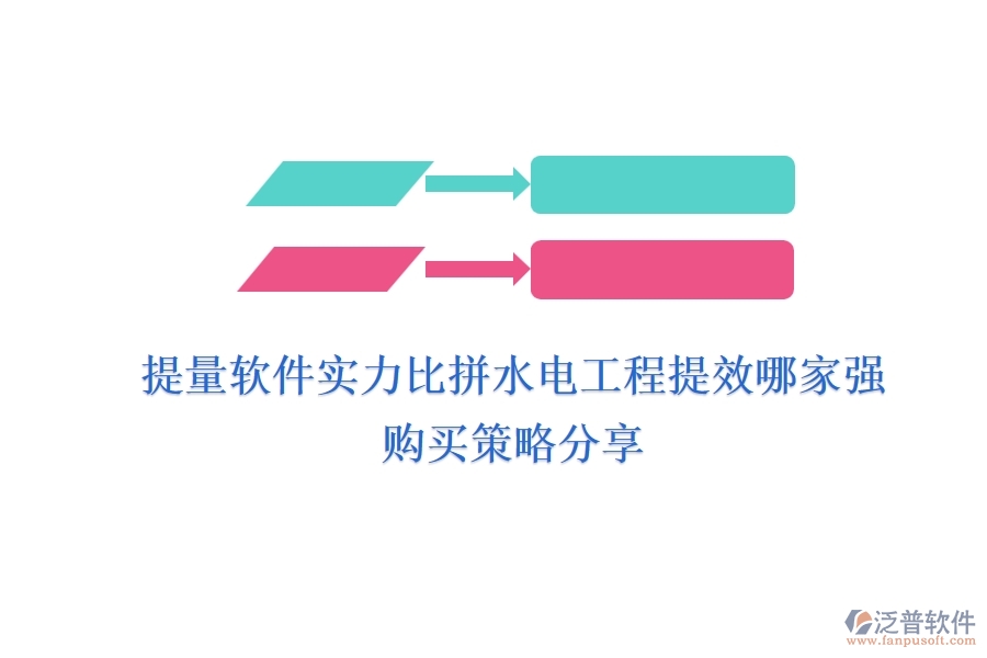 提量軟件實力比拼，水電工程提效哪家強？購買策略分享