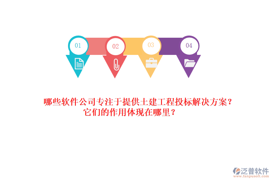 哪些軟件公司專注于提供土建工程投標解決方案？它們的作用體現(xiàn)在哪里？