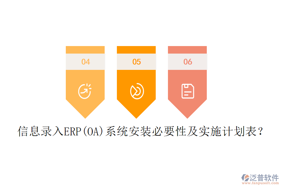 信息錄入ERP(OA)系統(tǒng)安裝必要性及實施計劃表？